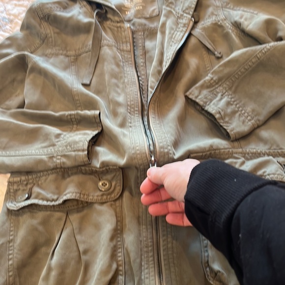 Army green American Eagle spring jacket size XS - Picture 6 of 9